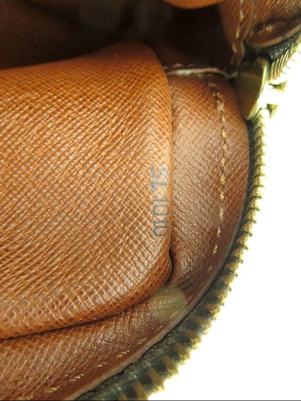 Louis Vuitton Monogram Canvas Crossbody with Tan Leather Trim